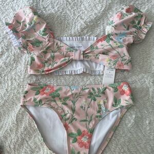 Janie and Jack Floral Bikini Set